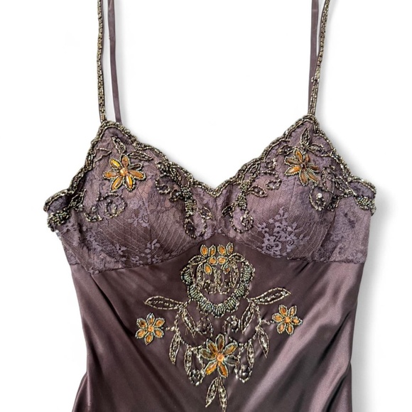 Vintage Brown Cache Formal Dress - Picture 4 of 6